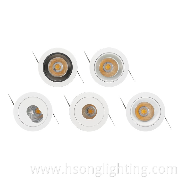 Professional supply 10w recessed COB led light for indoor commercial